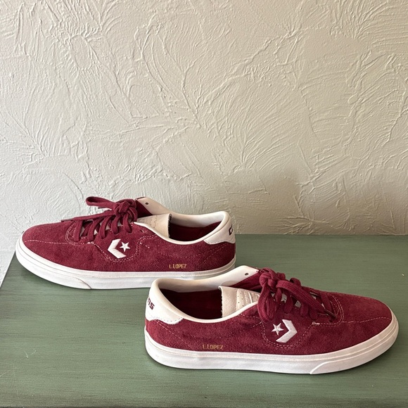 Converse Unisex Louie Lopez Pro Low Top Dark Burgundy Men’s Size 6.5 Women’s 8 - Picture 3 of 8